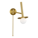 One Light Wall Sconce<br /><span style="color:#4AB0CE;">Entrega: 4-10 dias en USA</span><br /><span style="color:#4AB0CE;font-size:60%;">PREGUNTE POR ENTREGA EN PANAMA</span><br />Collection: Nodes<br />Finish: Burnished Brass