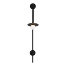 One Light Wall Sconce<br /><span style="color:#4AB0CE;">Entrega: 4-10 dias en USA</span><br /><span style="color:#4AB0CE;font-size:60%;">PREGUNTE POR ENTREGA EN PANAMA</span><br />Collection: Nodes<br />Finish: Midnight Black