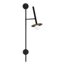 One Light Wall Sconce<br /><span style="color:#4AB0CE;">Entrega: 4-10 dias en USA</span><br /><span style="color:#4AB0CE;font-size:60%;">PREGUNTE POR ENTREGA EN PANAMA</span><br />Collection: Nodes<br />Finish: Midnight Black