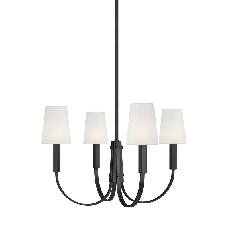 Four Light Chandelier<br /><span style="color:#4AB0CE;">Entrega: 4-10 dias en USA</span><br /><span style="color:#4AB0CE;font-size:60%;">PREGUNTE POR ENTREGA EN PANAMA</span><br />Collection: Logan<br />Finish: Aged Iron