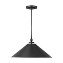 One Light Pendant<br /><span style="color:#4AB0CE;">Entrega: 4-10 dias en USA</span><br /><span style="color:#4AB0CE;font-size:60%;">PREGUNTE POR ENTREGA EN PANAMA</span><br />Collection: Capri<br />Finish: Aged Iron
