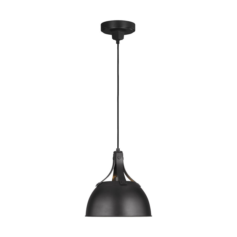 One Light Pendant<br /><span style="color:#4AB0CE;">Entrega: 4-10 dias en USA</span><br /><span style="color:#4AB0CE;font-size:60%;">PREGUNTE POR ENTREGA EN PANAMA</span><br />Collection: Logan<br />Finish: Aged Iron
