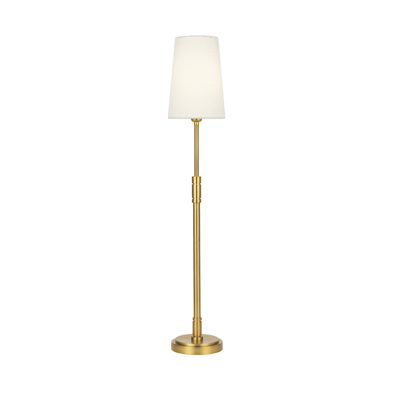 One Light Table Lamp<br /><span style="color:#4AB0CE;">Entrega: 4-10 dias en USA</span><br /><span style="color:#4AB0CE;font-size:60%;">PREGUNTE POR ENTREGA EN PANAMA</span><br />Collection: Beckham Classic<br />Finish: Burnished Brass