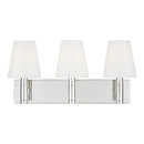Visual Comfort Studio - TV1033PN - Three Light Vanity - Beckham Classic - Polished Nickel