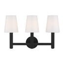 Visual Comfort Studio - TV1133AI - Three Light Vanity - Logan - Aged Iron