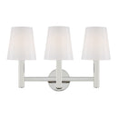 Visual Comfort Studio - TV1133PN - Three Light Vanity - Logan - Polished Nickel