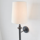 One Light Wall Sconce<br /><span style="color:#4AB0CE;">Entrega: 4-10 dias en USA</span><br /><span style="color:#4AB0CE;font-size:60%;">PREGUNTE POR ENTREGA EN PANAMA</span><br />Collection: Capri<br />Finish: Aged Iron