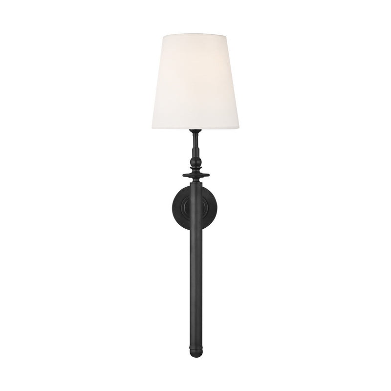 One Light Wall Sconce<br /><span style="color:#4AB0CE;">Entrega: 4-10 dias en USA</span><br /><span style="color:#4AB0CE;font-size:60%;">PREGUNTE POR ENTREGA EN PANAMA</span><br />Collection: Capri<br />Finish: Aged Iron