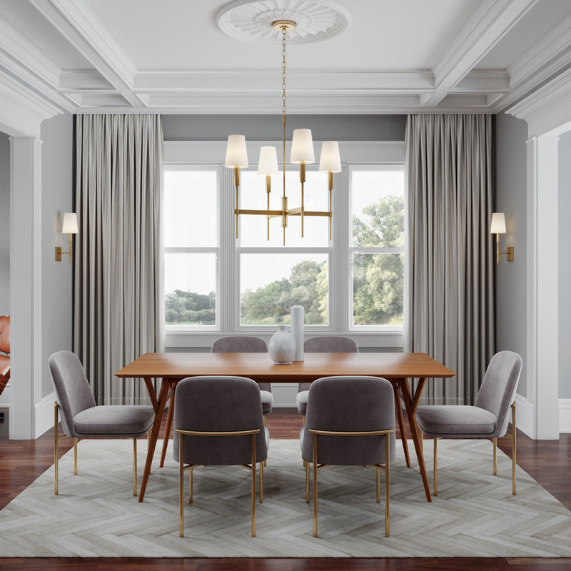 One Light Wall Sconce<br /><span style="color:#4AB0CE;">Entrega: 4-10 dias en USA</span><br /><span style="color:#4AB0CE;font-size:60%;">PREGUNTE POR ENTREGA EN PANAMA</span><br />Collection: Beckham Classic<br />Finish: Burnished Brass