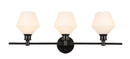 Elegant Lighting - LD2317BK - Three Light Wall Sconce - Gene - Black
