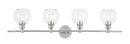 Elegant Lighting - LD2322C - Four Light Wall Sconce - Collier - Chrome
