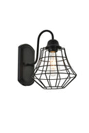 Elegant Lighting - LD4008W10BK - One Light Wall Sconce - Candor - black