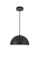 Elegant Lighting - LD4022D12BK - One Light Pendant - Forte - black