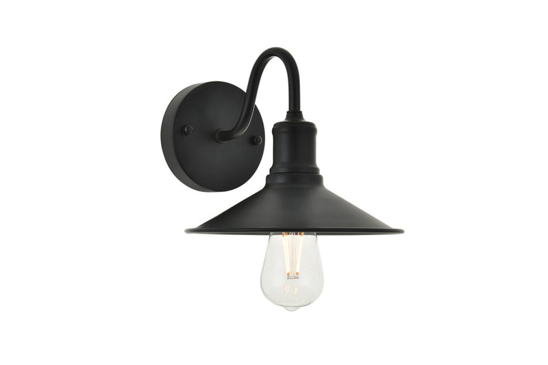 Elegant Lighting - LD4033W9BK - One Light Wall Sconce - Etude - black