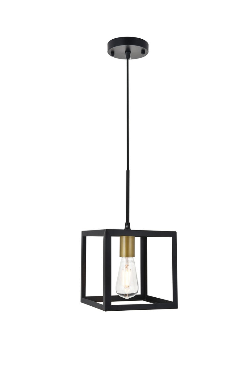 Elegant Lighting - LD4063D8BRB - One Light Pendant - Resolute - brass