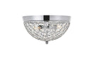 Elegant Lighting - LD5012F10C - Two light Flush Mount - Taye - Chrome