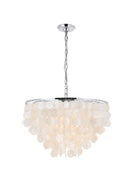 Elegant Lighting - LD5050D24C - Six Light Pendant - Selene - Chrome