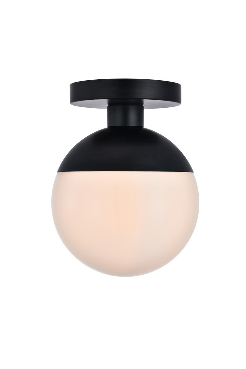 Elegant Lighting - LD6050BK - One Light Flush Mount - Eclipse - Black