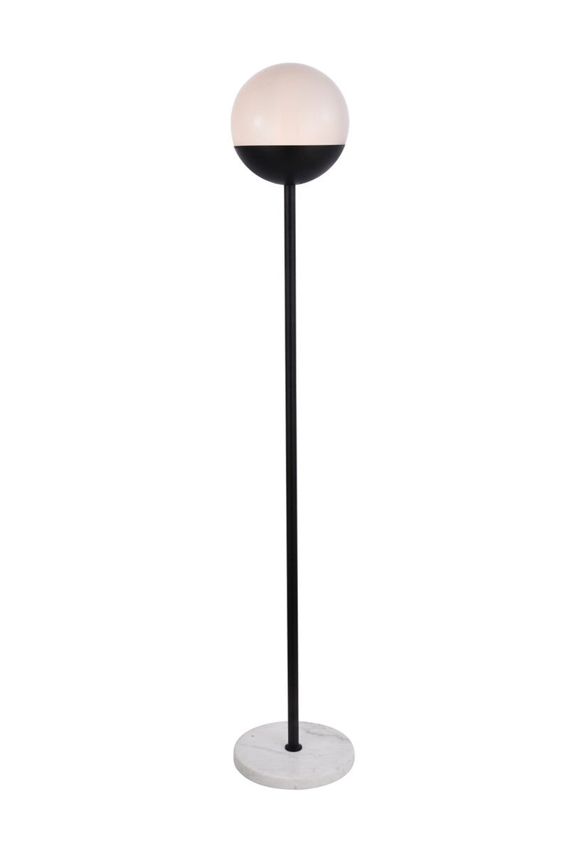 Elegant Lighting - LD6146BK - One Light Floor Lamp - Eclipse - Black