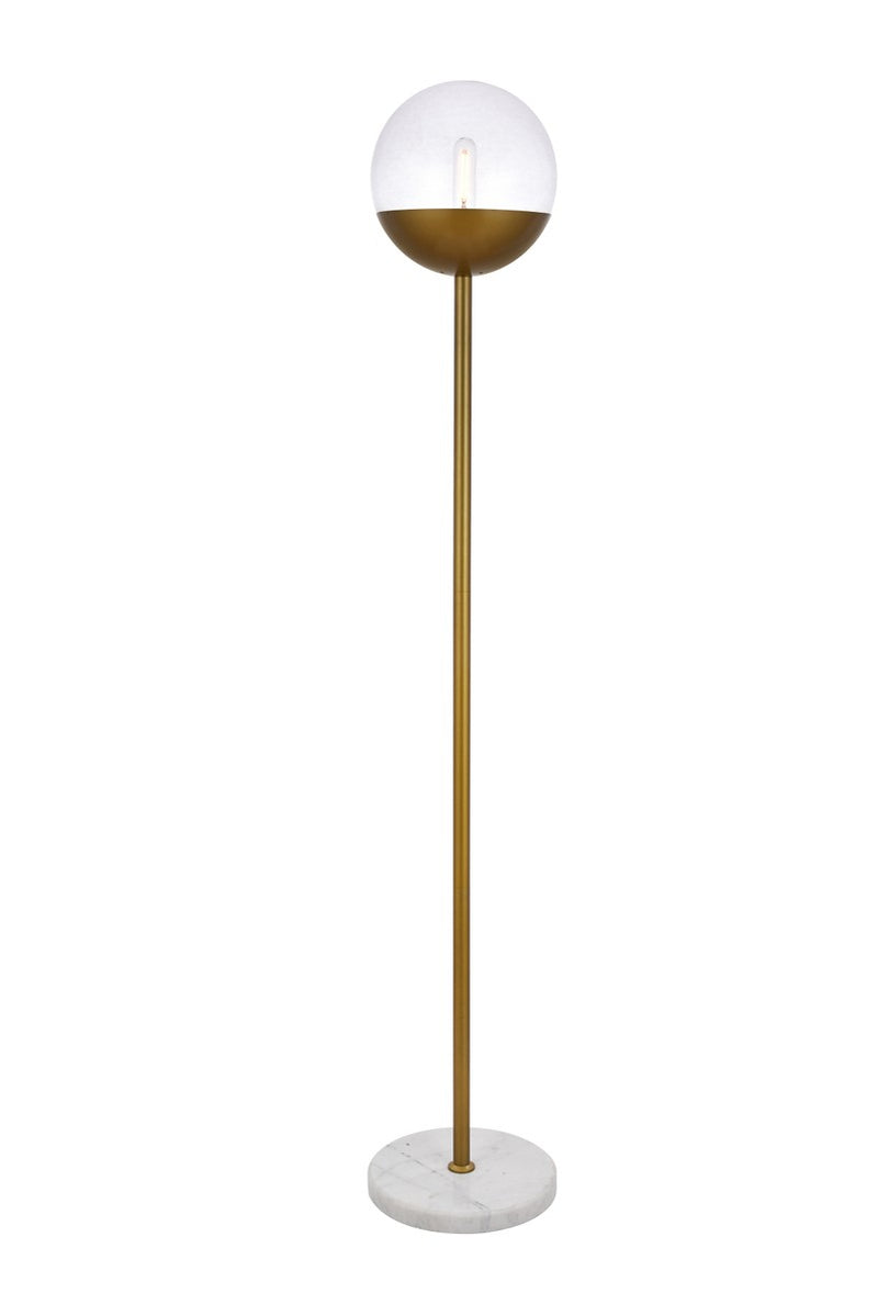 Elegant Lighting - LD6151BR - One Light Floor Lamp - Eclipse - Brass