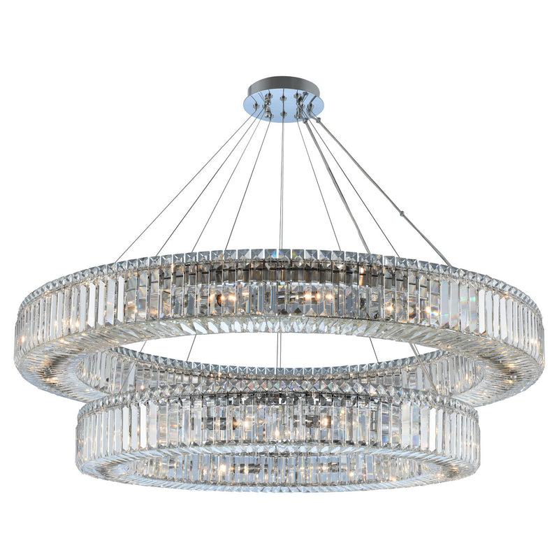 Allegri - 11773-010-FR001 - 30 Light Pendant - Rondelle - Chrome