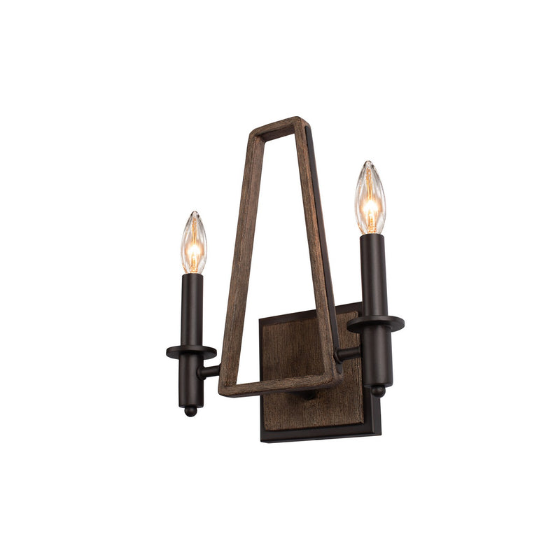 Kalco - 508920SZ - Two Light Wall Sconce - Duluth - Satin Bronze