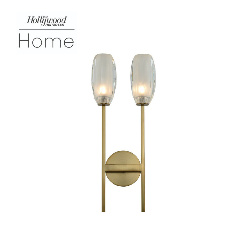 Kalco - 511522WB - LED Wall Sconce - August - Winter Brass