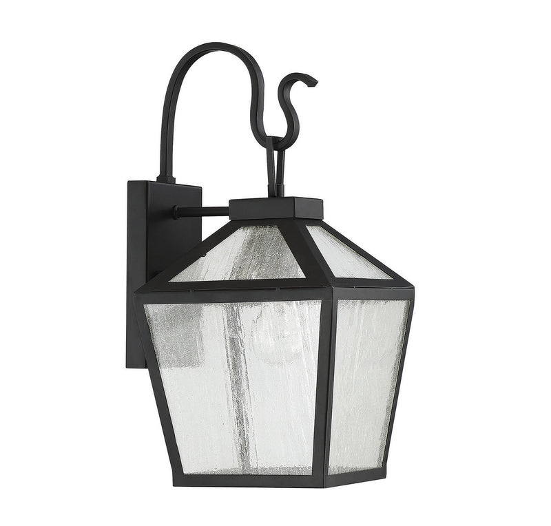 One Light Wall Mount<br /><span style="color:#4AB0CE;">Entrega: 4-10 dias en USA</span><br /><span style="color:#4AB0CE;font-size:60%;">PREGUNTE POR ENTREGA EN PANAMA</span><br />Collection: Woodstock<br />Finish: Black
