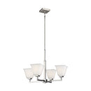 Four Light Chandelier<br /><span style="color:#4AB0CE;">Entrega: 4-10 dias en USA</span><br /><span style="color:#4AB0CE;font-size:60%;">PREGUNTE POR ENTREGA EN PANAMA</span><br />Collection: Ellis Harper<br />Finish: Brushed Nickel
