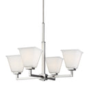 Generation Lighting - 3113704EN3-962 - Four Light Chandelier - Ellis Harper - Brushed Nickel
