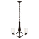 Three Light Chandelier<br /><span style="color:#4AB0CE;">Entrega: 4-10 dias en USA</span><br /><span style="color:#4AB0CE;font-size:60%;">PREGUNTE POR ENTREGA EN PANAMA</span><br />Collection: Elmwood Park<br />Finish: Bronze