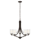Five Light Chandelier<br /><span style="color:#4AB0CE;">Entrega: 4-10 dias en USA</span><br /><span style="color:#4AB0CE;font-size:60%;">PREGUNTE POR ENTREGA EN PANAMA</span><br />Collection: Elmwood Park<br />Finish: Bronze