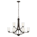 Nine Light Chandelier<br /><span style="color:#4AB0CE;">Entrega: 4-10 dias en USA</span><br /><span style="color:#4AB0CE;font-size:60%;">PREGUNTE POR ENTREGA EN PANAMA</span><br />Collection: Elmwood Park<br />Finish: Bronze