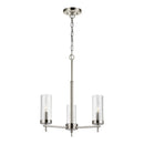 Visual Comfort Studio - 3190303EN-962 - Three Light Chandelier - Zire - Brushed Nickel