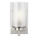 Generation Lighting - 4137301-962 - One Light Wall / Bath Sconce - Elmwood Park - Brushed Nickel