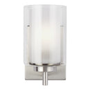 Generation Lighting - 4137301-962 - One Light Wall / Bath Sconce - Elmwood Park - Brushed Nickel