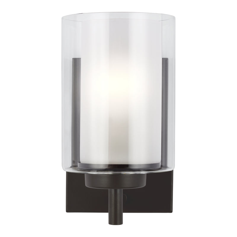 Generation Lighting - 4137301EN3-710 - One Light Wall / Bath Sconce - Elmwood Park - Bronze