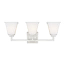 Three Light Wall / Bath<br /><span style="color:#4AB0CE;">Entrega: 4-10 dias en USA</span><br /><span style="color:#4AB0CE;font-size:60%;">PREGUNTE POR ENTREGA EN PANAMA</span><br />Collection: Ellis Harper<br />Finish: Brushed Nickel