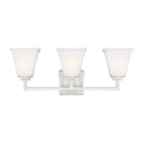 Three Light Wall / Bath<br /><span style="color:#4AB0CE;">Entrega: 4-10 dias en USA</span><br /><span style="color:#4AB0CE;font-size:60%;">PREGUNTE POR ENTREGA EN PANAMA</span><br />Collection: Ellis Harper<br />Finish: Brushed Nickel