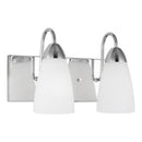 Two Light Wall / Bath<br /><span style="color:#4AB0CE;">Entrega: 4-10 dias en USA</span><br /><span style="color:#4AB0CE;font-size:60%;">PREGUNTE POR ENTREGA EN PANAMA</span><br />Collection: Seville<br />Finish: Chrome