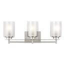 Generation Lighting - 4437303-962 - Three Light Wall / Bath - Elmwood Park - Brushed Nickel