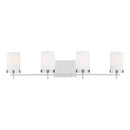 Visual Comfort Studio - 4490304-05 - Four Light Wall / Bath - Zire - Chrome