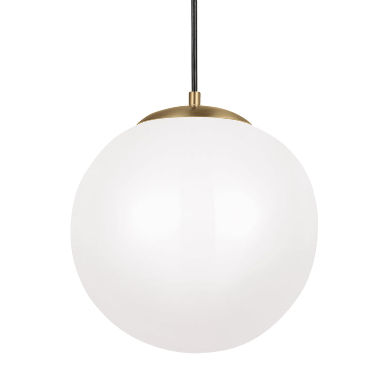 Visual Comfort Studio - 602493S-848 - LED Pendant - Leo - Hanging Globe - Satin Brass