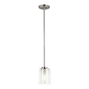 Generation Lighting - 6137301-962 - One Light Mini-Pendant - Elmwood Park - Brushed Nickel