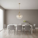 Visual Comfort Studio - 6514303-848 - Three Light Pendant - Bronzeville - Satin Brass