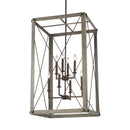 Visual Comfort Studio - 6526308EN-872 - Eight Light Hall / Foyer - Thornwood - Washed Pine