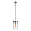 Visual Comfort Studio - 6590301-962 - One Light Pendant - Zire - Brushed Nickel
