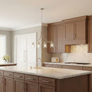 Generation Lighting - 6637304-962 - Four Light Island Pendant - Elmwood Park - Brushed Nickel