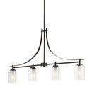 Four Light Island Pendant<br /><span style="color:#4AB0CE;">Entrega: 4-10 dias en USA</span><br /><span style="color:#4AB0CE;font-size:60%;">PREGUNTE POR ENTREGA EN PANAMA</span><br />Collection: Elmwood Park<br />Finish: Bronze