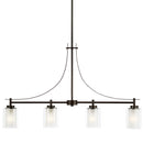 Generation Lighting - 6637304EN3-710 - Four Light Island Pendant - Elmwood Park - Bronze